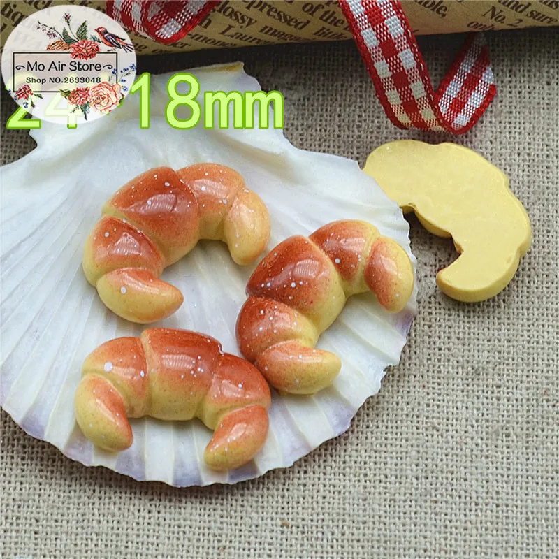 

10 шт. круассаны, искусственная еда, художественное украшение, очаровательное ремесло