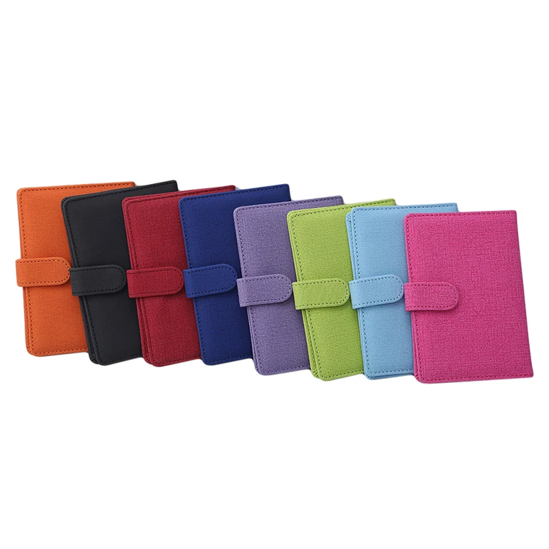 

PU Leather Brand Travel Passport Holder Card Case Solid Color Passport Protective Sleeve Passport Cover