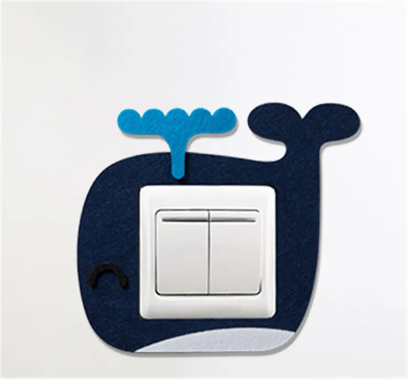 1 шт. наклейки в виде милых мультяшных животных свиньи собаки войлочная