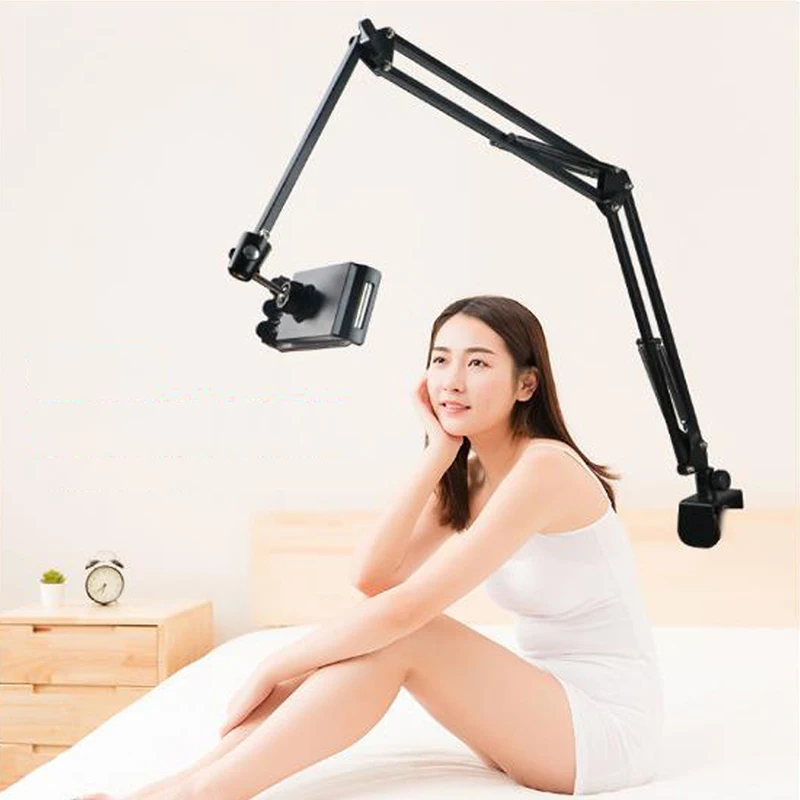 Регулируемая подставка для микрофона подвесная ножничная стойка с