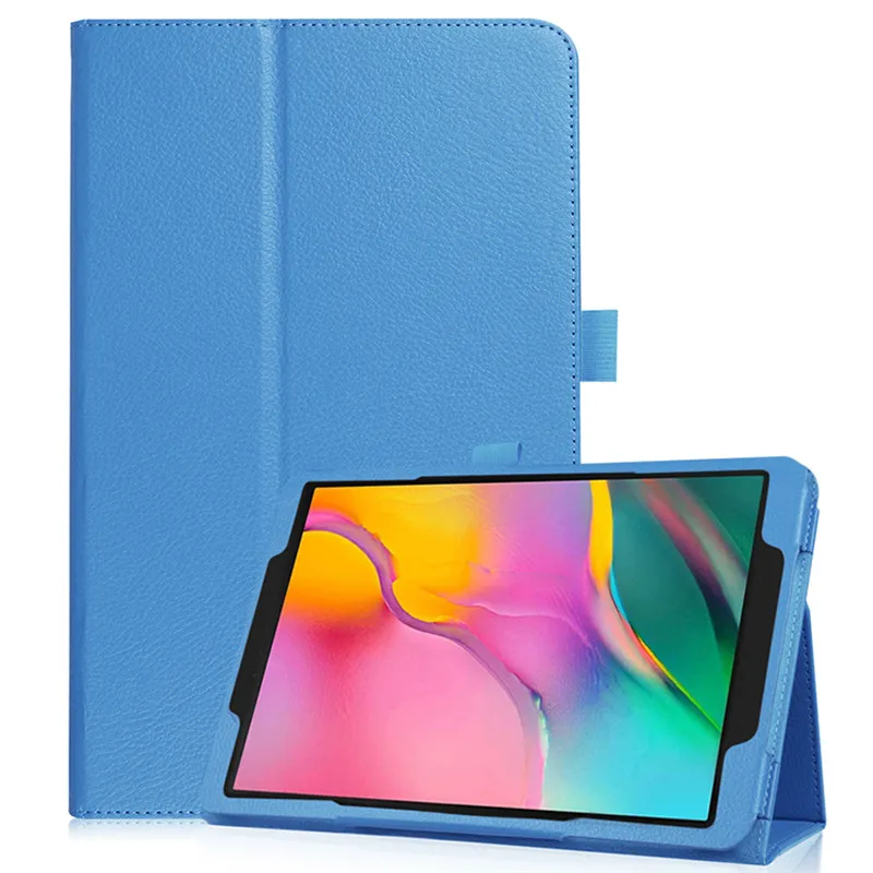 LZW-Sky blue 360 Вращающийся чехол для Samsung Galaxy Tab A 10,1 T510 T515 подставка из искусственной кожи чехол для SM-T510 SM-T515 10,1 дюймов чехол+ стилус - Цвет: LZW-Sky blue