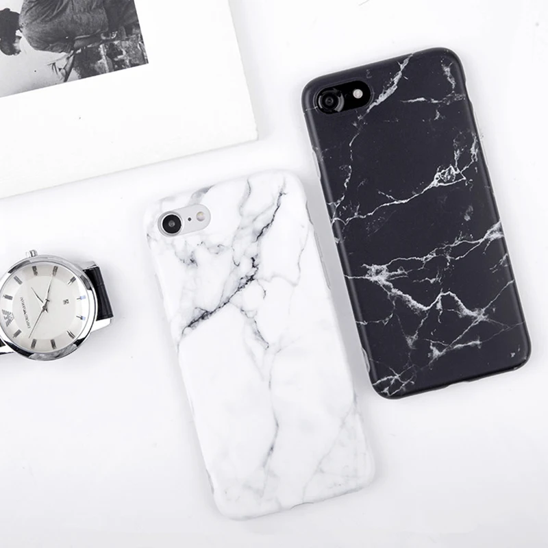

Marble Stone Gel Case for Apple iPhone 7 6s 6 8 Plus 5 5s SE Cases Black White Soft Phone Case for iPhone 11 XR X XS Max 12