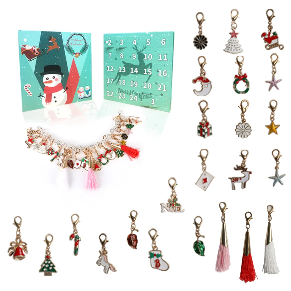 Рождественские подарки Рождественский календарь украшения для женщин и девочек