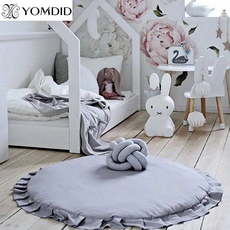 Круглый коврик для двери Противоскользящий гостиной гофрированный домашний