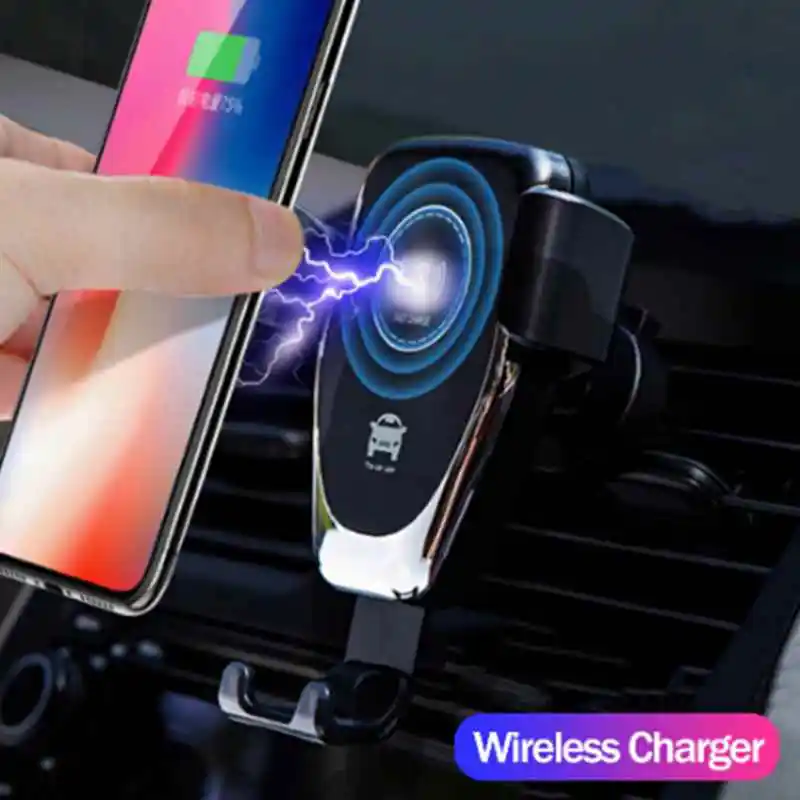 Qi автомобильное беспроводное зарядное устройство для iPhone Xs Max XR X 8 10 Вт быстрая