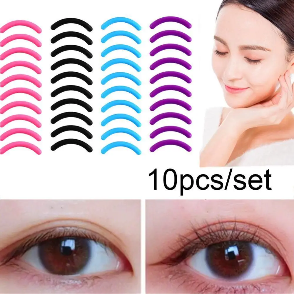 10 шт. бигуди для ресниц Сменные подушечки Щипцы завивки высокоэластичные