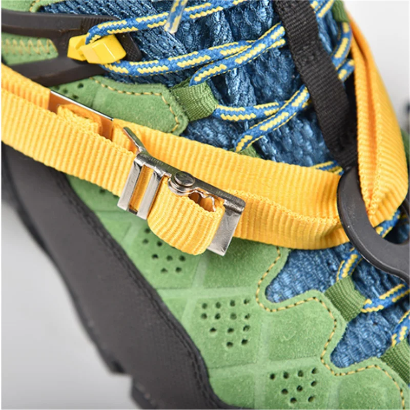 

Slip Shoe Cover 10 Teeth Traction Cleats Spikers Crampons for Outdoor Ski Ice Snow Hiking Climbing Durable Anti-slip Snow Claw