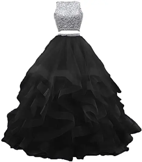 

ANGELSBRIDEP Tulle Ball Gown Quinceanera Dresses 15 Party Charming Appliques Vestido Debutante Gowns Plus Size Robe De Bal