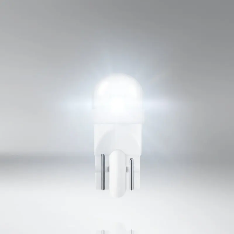 Светодиодные лампы OSRAM T10 W5W базовые для чтения 6000K холодный белый свет