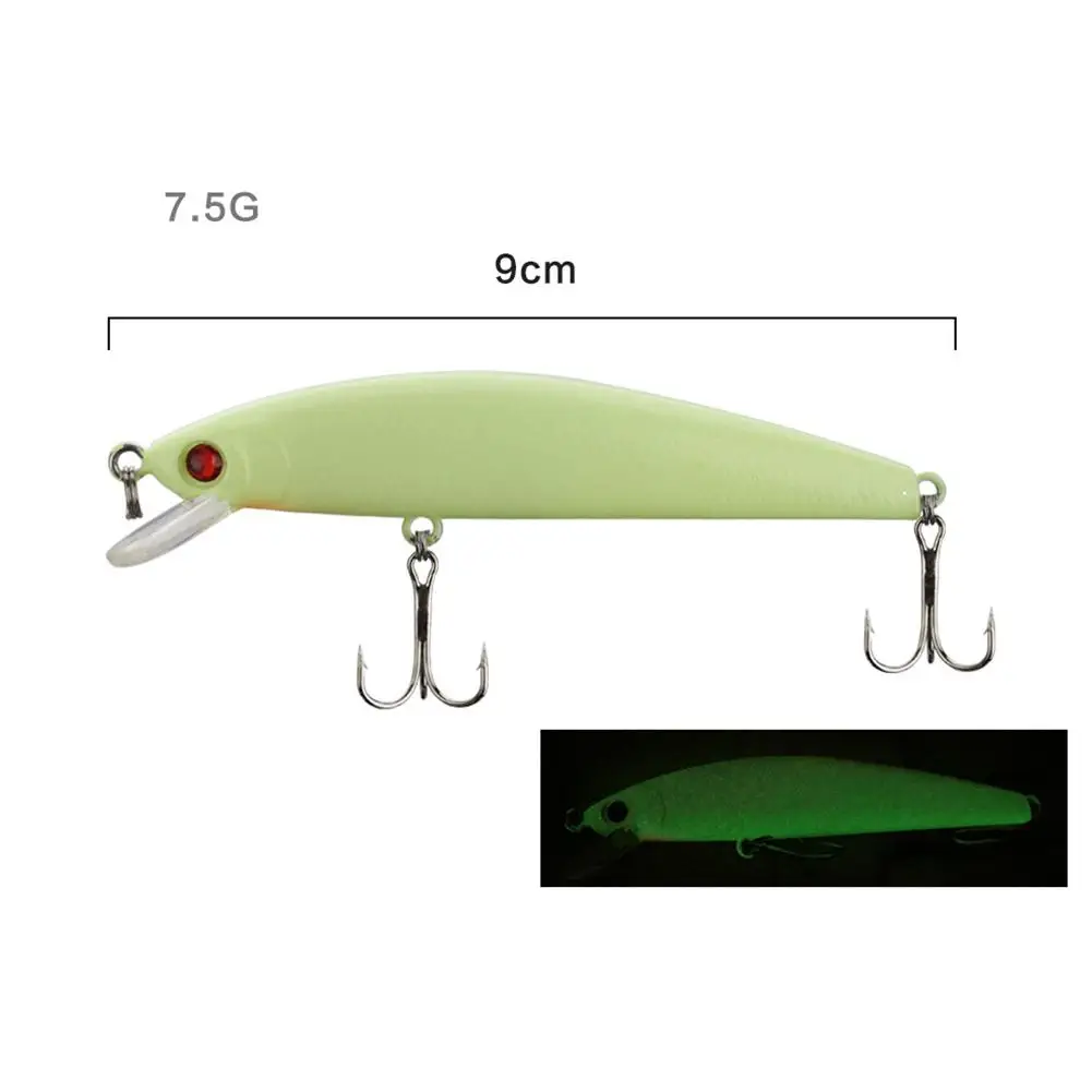 5 шт. световая приманка для рыбалки жесткая гольян искусственная кривошипный