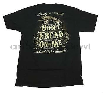 Футболка NRA Snake Liberty or Death черная Размеры S M LXL NWT Официальная Лицензия|Мужские