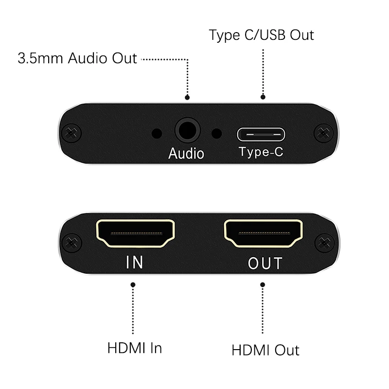 Карта видеозахвата Wiistar USB HDMI на Type-C 1080P | Безопасность и защита
