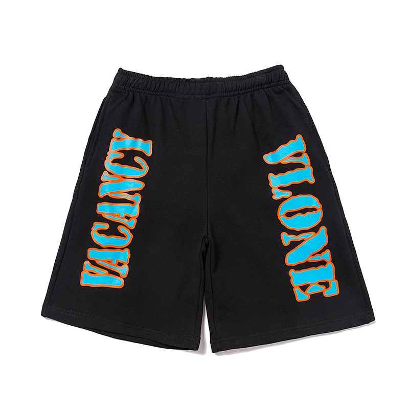 

VLONE shorts female couple loose street hip-hop trend men's cotton casual shorts letter printing 004