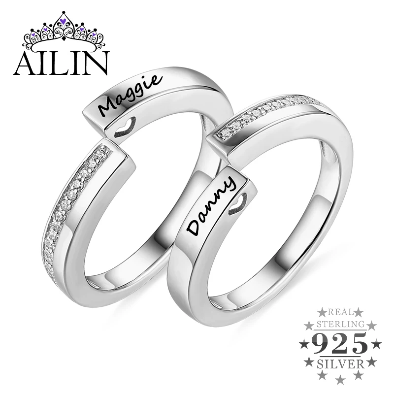 Оптовая продажа парное Смешанное кольцо с камнем по месяцу рождения на выбор