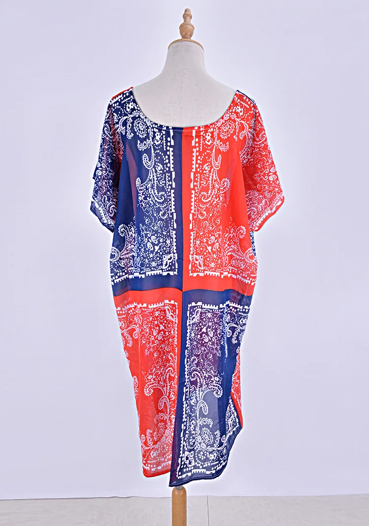 Сексуальный шифоновый купальник бикини туника купальный костюм накидка