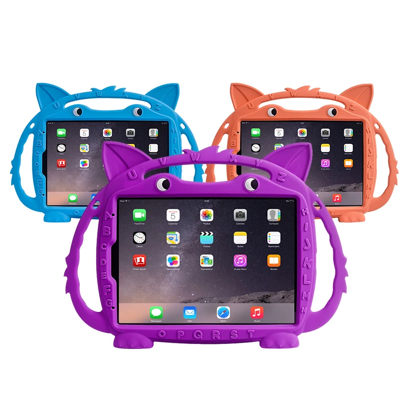 Чехол с лисой для iPad Pro 11 силиконовый чехол ремешком автомобиля безопасный