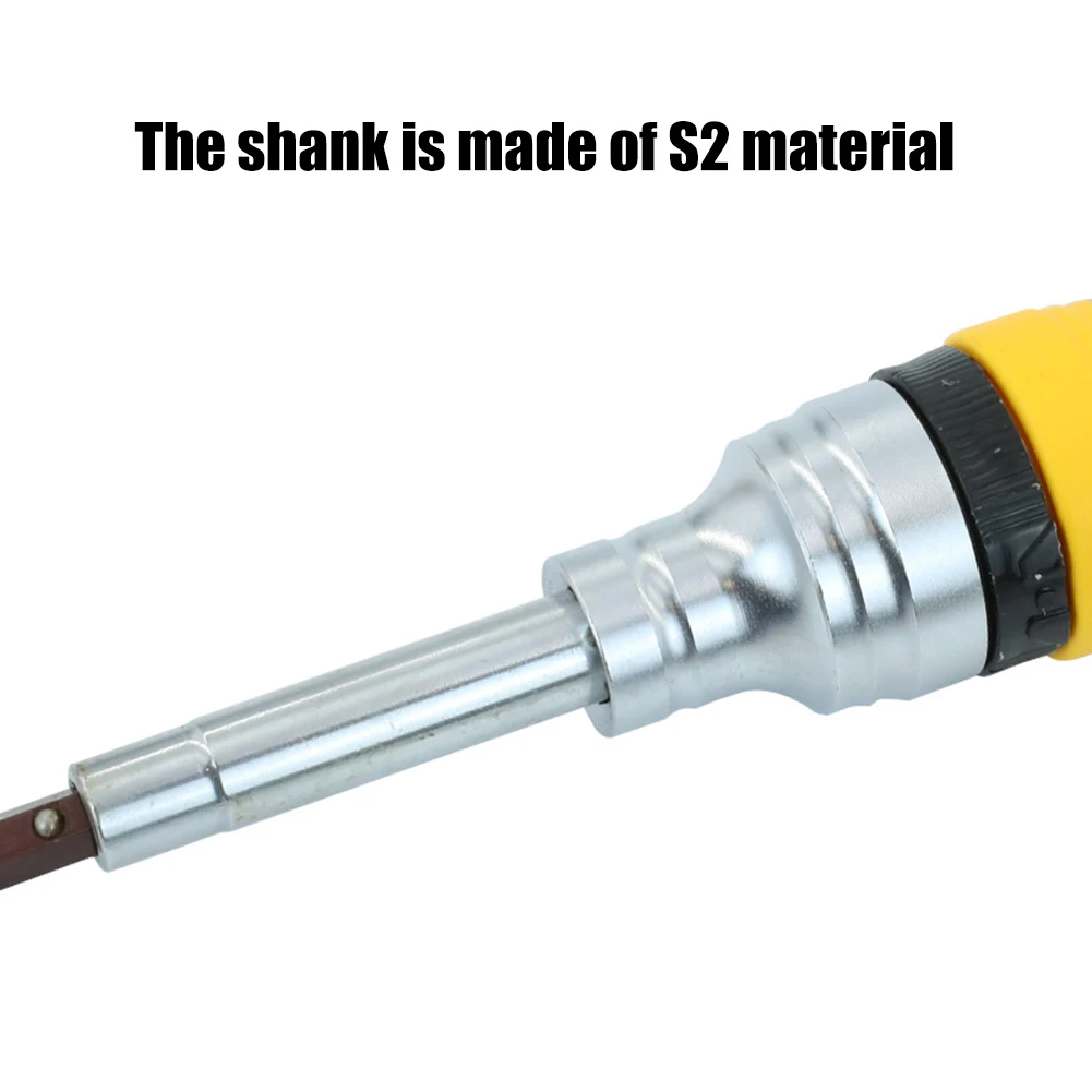 

Screwdriver Socket Bits Drill Holes Tool Screwdriver Set with Bits Rubber Handle Electrician Screw Driver for Computer