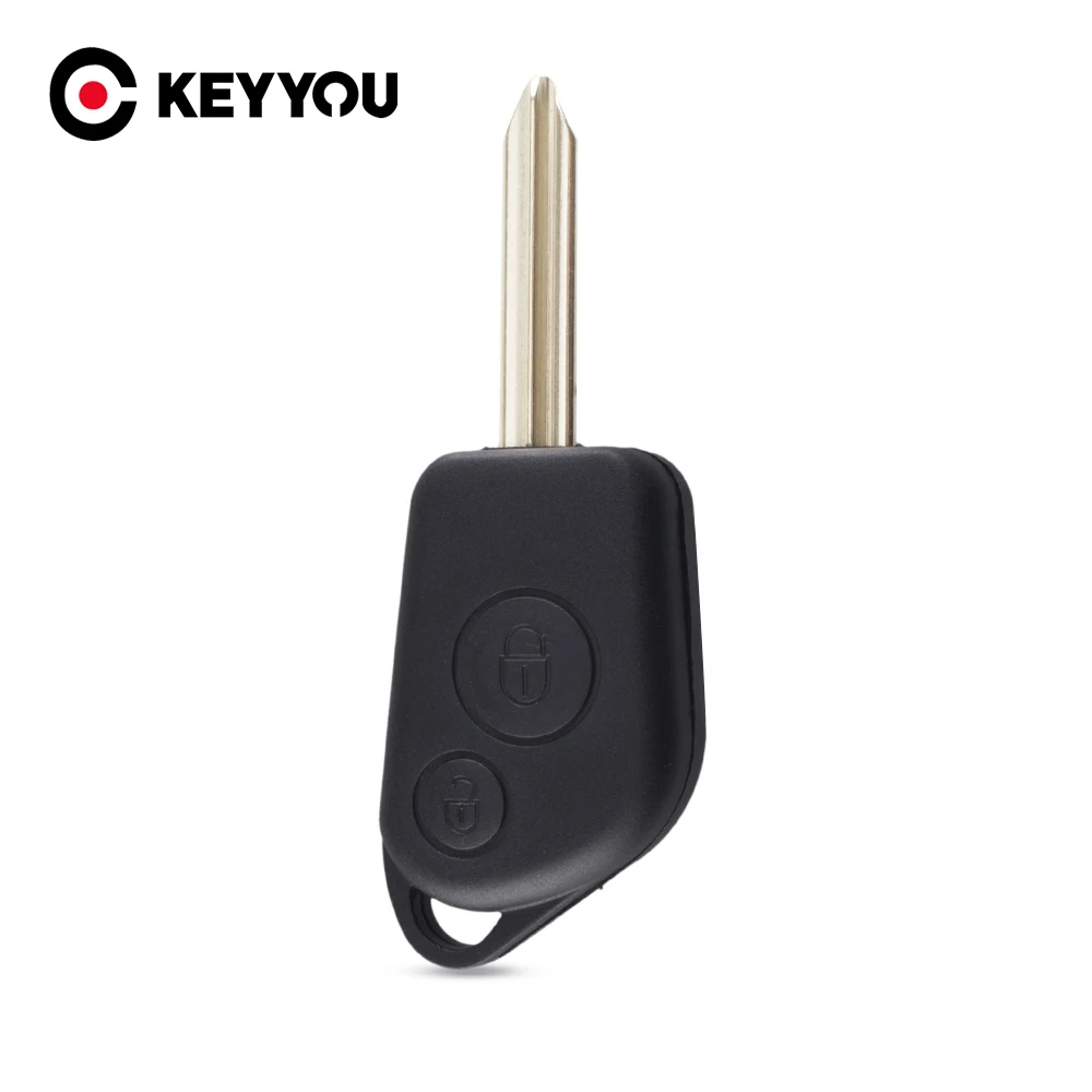 Брелок KEYYOU 2 шт./лот Новый Сменный с кнопками чехол и лезвие для Citroen Saxo Xsara Picasso
