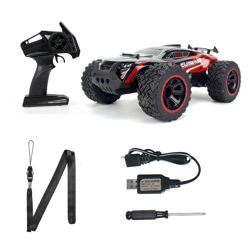 Red KY-2011A 1/14 большой ножной Радиоуправляемый автомобиль 2WD гусеничный Радиоуправляемый внедорожник 2,4G высокоскоростной Радиоуправляемый автомобиль легкий Радиоуправляемый автомобиль игрушки для детей RTR - Цвет: Red