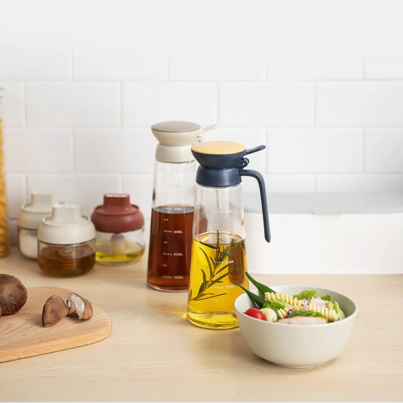 

Oil Jar Oil Dispenser Kichecn Accessories Food Grade Jar Glass Jar Leakproof Bottle Oil Storage Storage Bottles