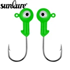 Sunlure 10 шт.лот новый крючок из углеродистой стали с большим крючком 1G-2G-4G-5G-7G-10G, рыболовный крючок, мини-Крючки с круглой головкой