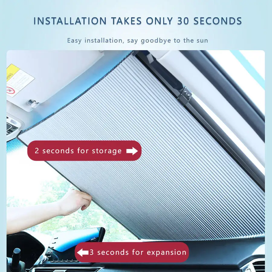 

Factory Directly Suv Uv Proof Car Sunshade Car Sunshade Sticker For All Cars