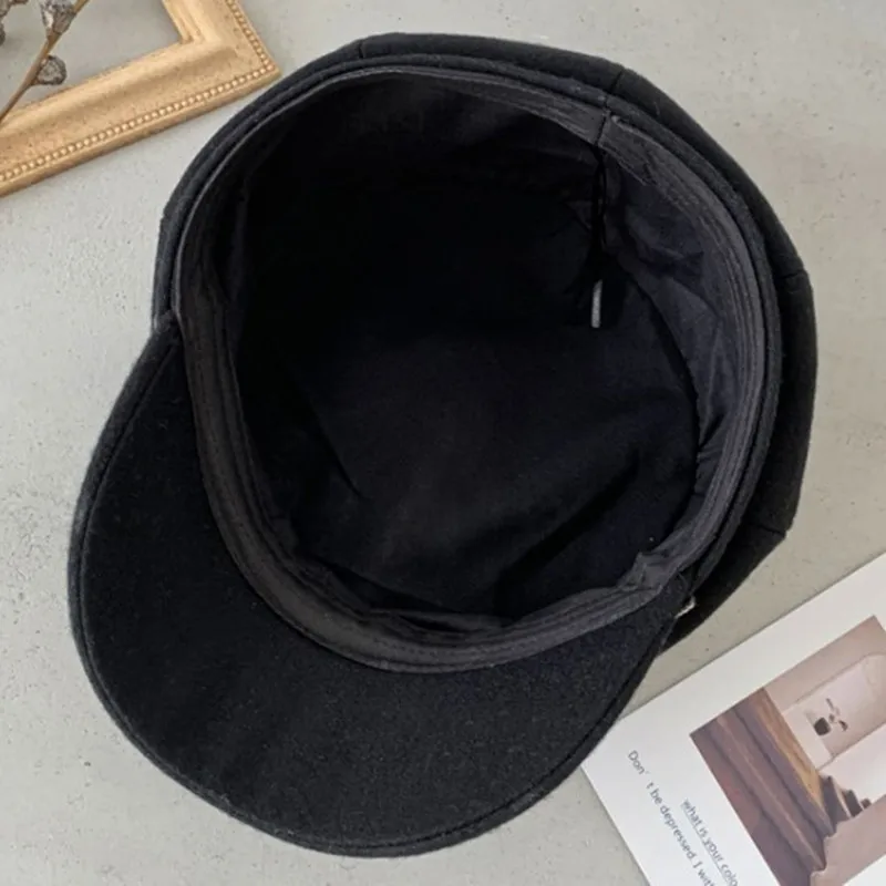 SHALUOTAOTAO трендовые женские теплые кепки газетчика осень-зима элегантная винтажная