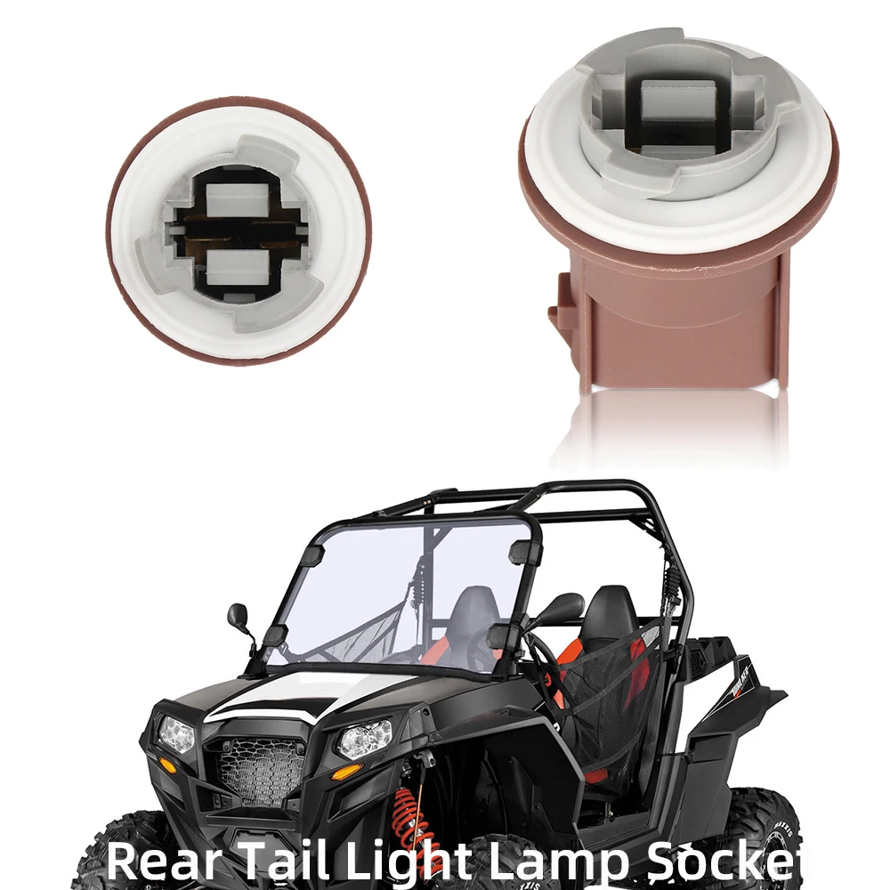 KEMiMOTO задний свет лампы гнездо utv зарядки для POLARIS RZR 570 800 900 XP ACE 4 2008 2017|Детали и