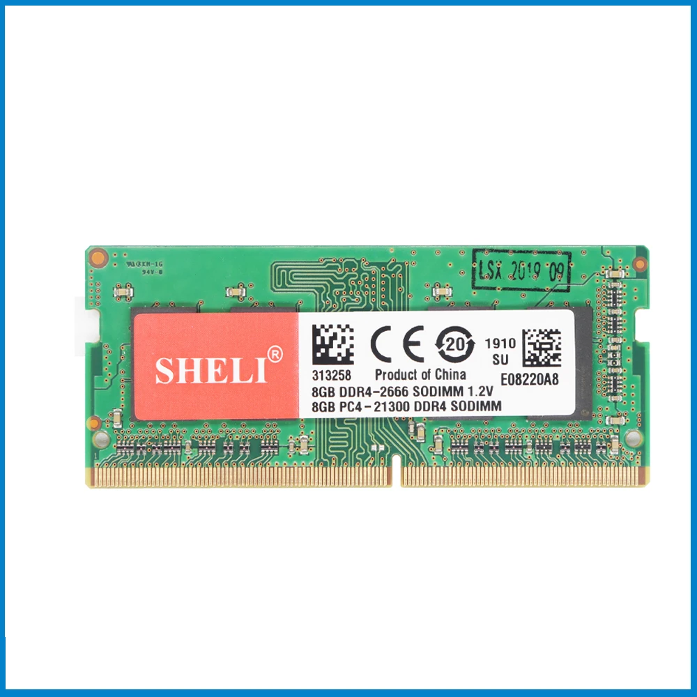 Память SHELI для ноутбука 8 ГБ DDR4 2666 МГц 1 2 В ОЗУ SODIMM|Оперативная память| |