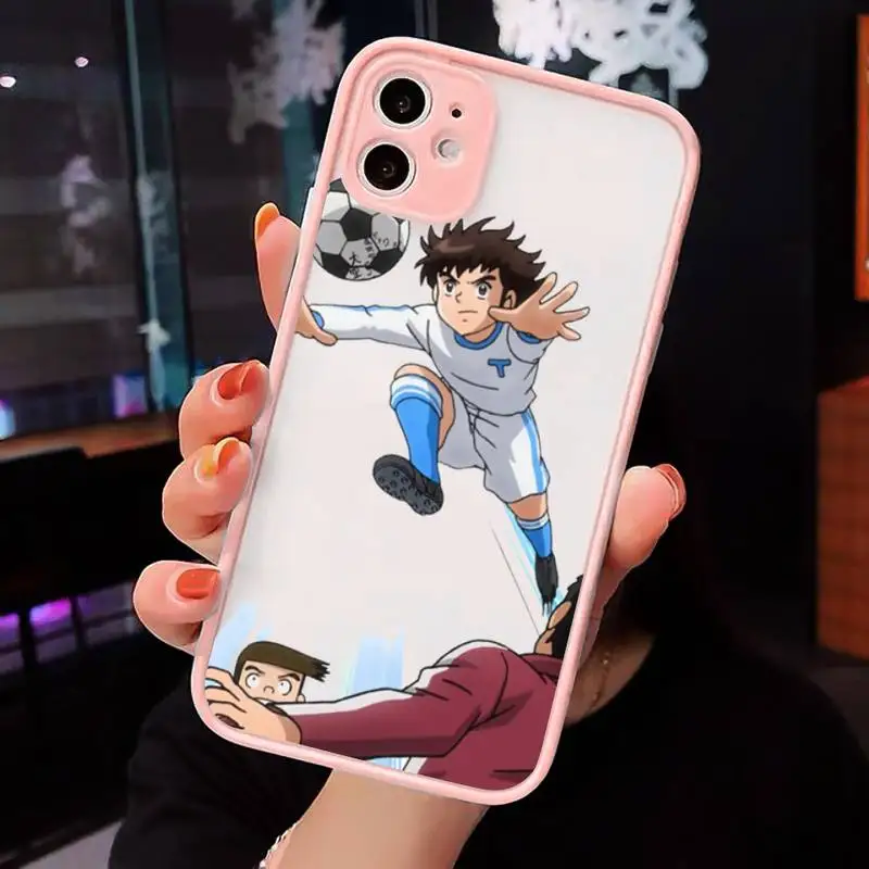 

Captain Tsubasa Phone Case matte transparent For iphone 7 8 11 12 plus mini x xs xr pro max cover