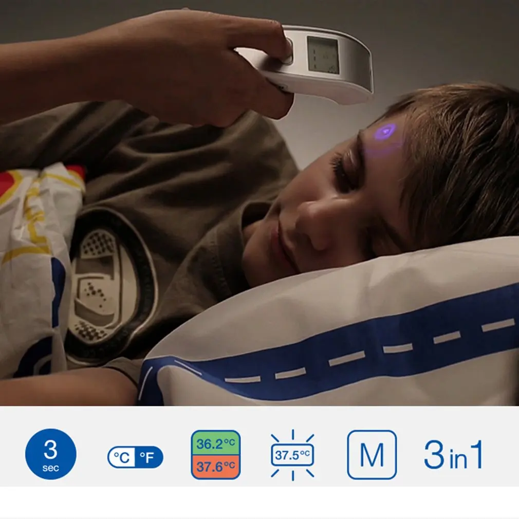 

Infrared Home Precise Baby Forehead Thermometer Forehead Safe Temperature Measurement Thermometer Warning Function