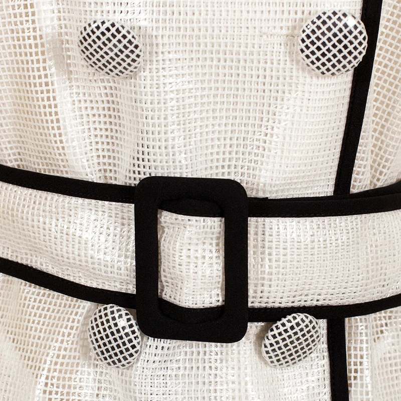 Женское осеннее пальто 2020 Новая прозрачная ветровка Женская длинная