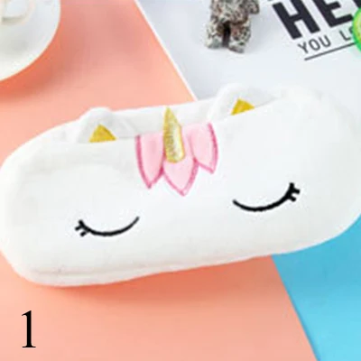 Школьный Карандаш Чехол Милый Плюшевый единорог канцелярских принадлежностей