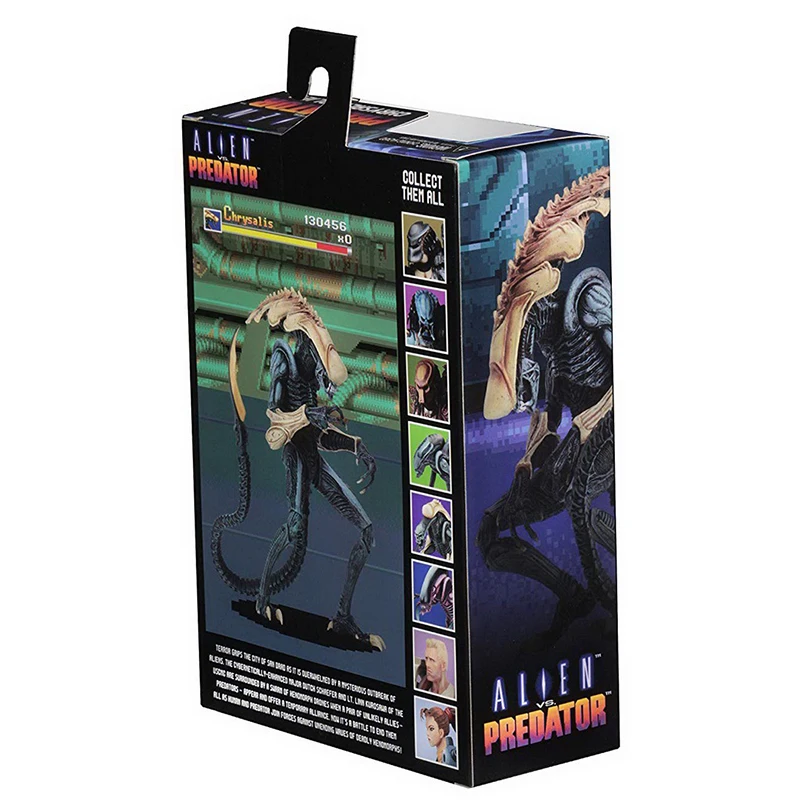 

NECA 9inches H23cm Original Action Figure Predator Chrysalis Alien Anime Movie TV Collection Model For Gift Free Shipping