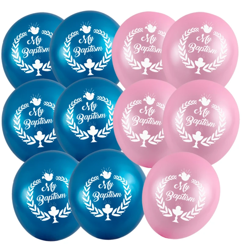 50 штук 10 см со стразами синего и розового цвета крещения испанский Mi Bautizo