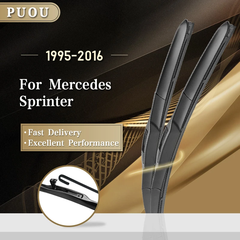 PUOU щетки стеклоочистителя для Mercedes Benz Sprinter W901 W902 W906 модель года с 1995 по