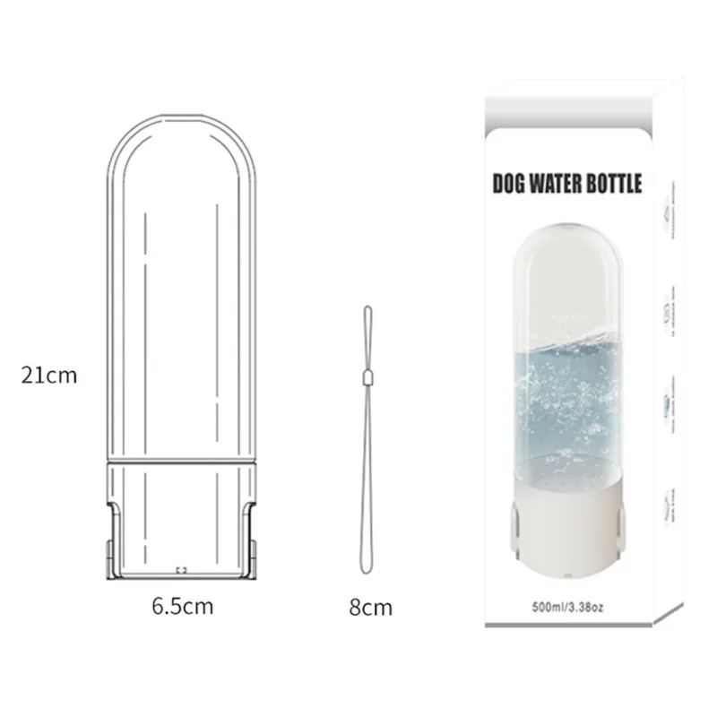 

Pet Dog Water Bottle For Small Large Dog Portable Dogs Cat Water Food Bottle Pets Outdoor Travel Dog Drinking Bottle Accessories