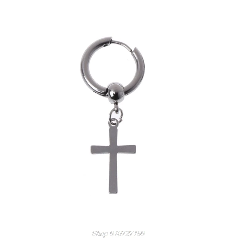 

Korean Jewelry Titanium Steel Earrings Long Men Boys Hoop Chain Drop Earrings N3 20 Dropshipping