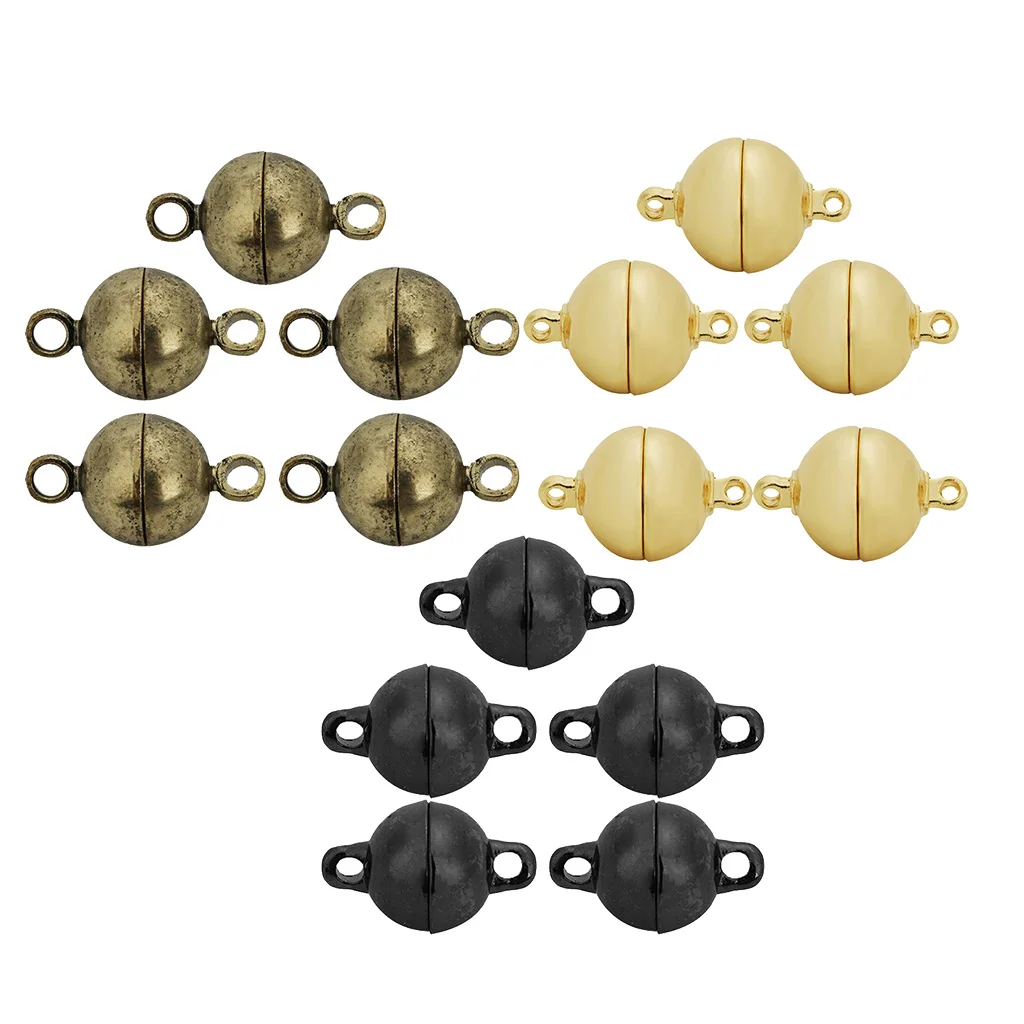 

5pcs Connection Clasps Magnetic Clasp Connector for Bracelet Necklace Making Brass Women Jewelry Accessories