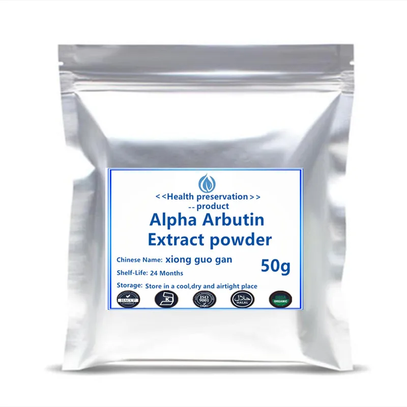 

100% Pure Alpha Arbutin powder supplement skin whitening cosmetic anti-aging Antioxidant Serum Remove Melasma Melanin women men