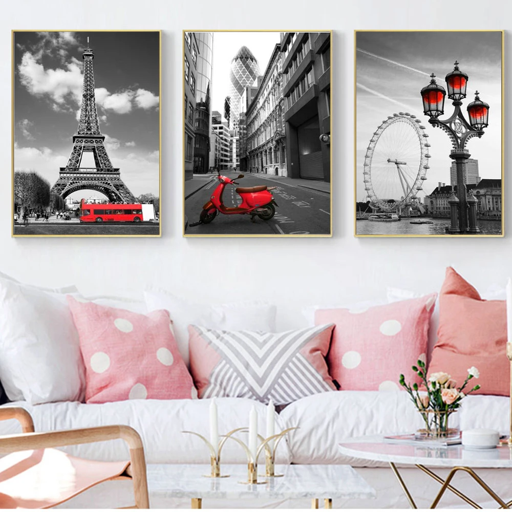

HUACAN 3pc/set Diamond Painting Full Square Diamond Art Landscape Embroidery Cross Stitch Home Decoration Multi-picture
