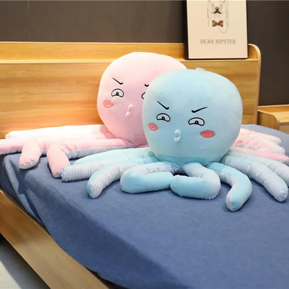 Игрушка плюшевая осьминог милая забавная мягкая игрушка-Зверюшка домашние