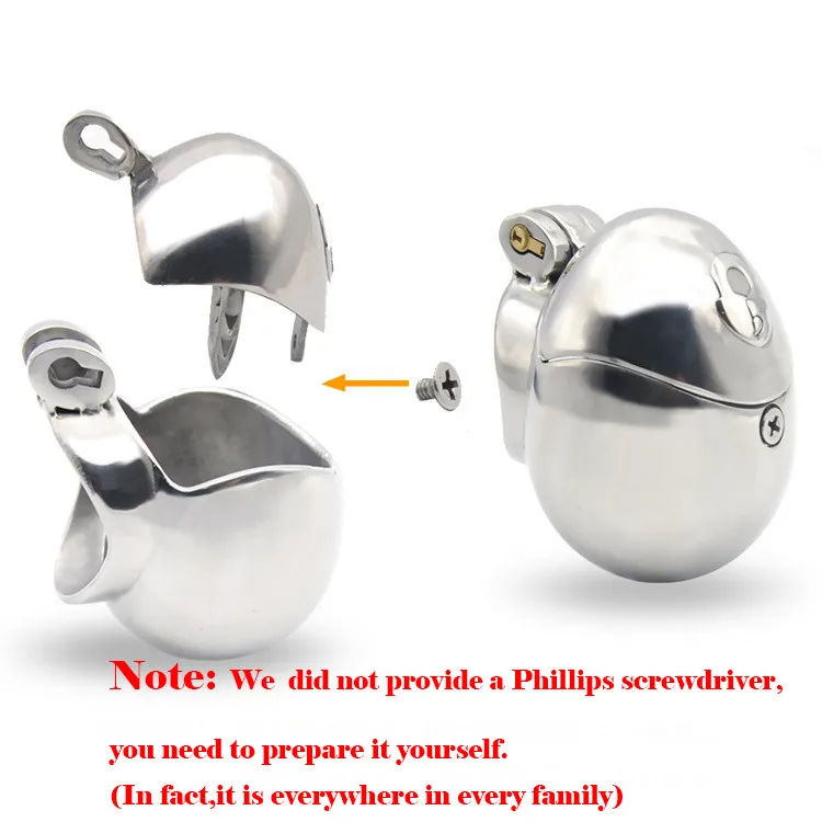 Новинка полностью сдерживающее мужское Целомудрие из нержавеющей стали с кольцо