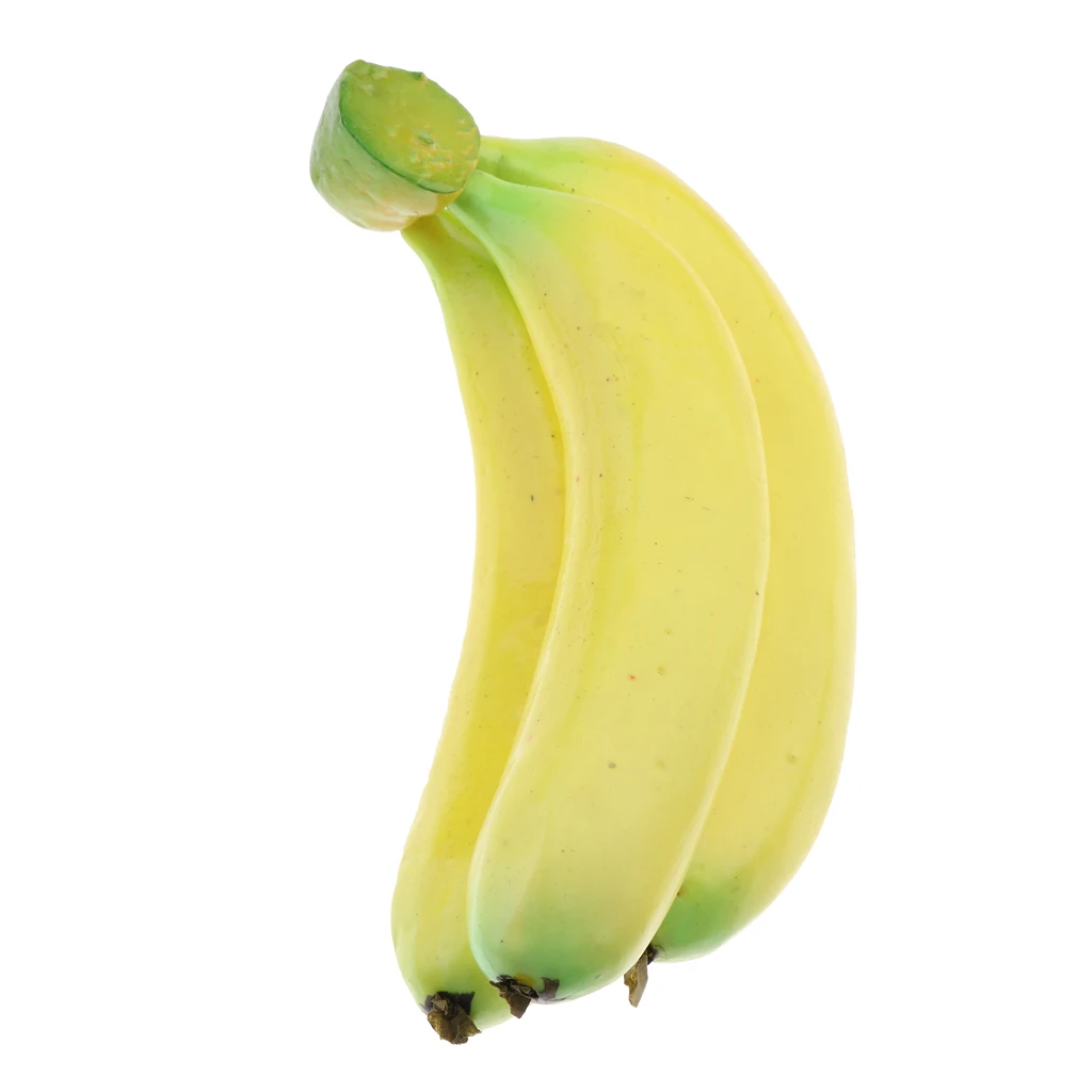 1 комплект Реалистичный искусственный банан Натурально искусственные фрукты для