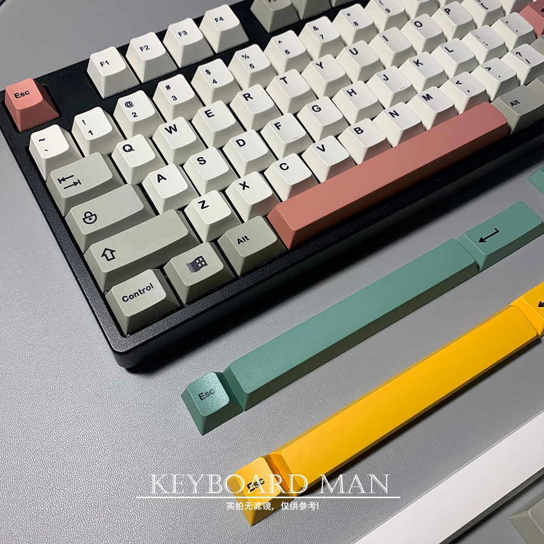 126 клавиш 9009 колпачков PBT сублимационная вишневая высота механические колпачки