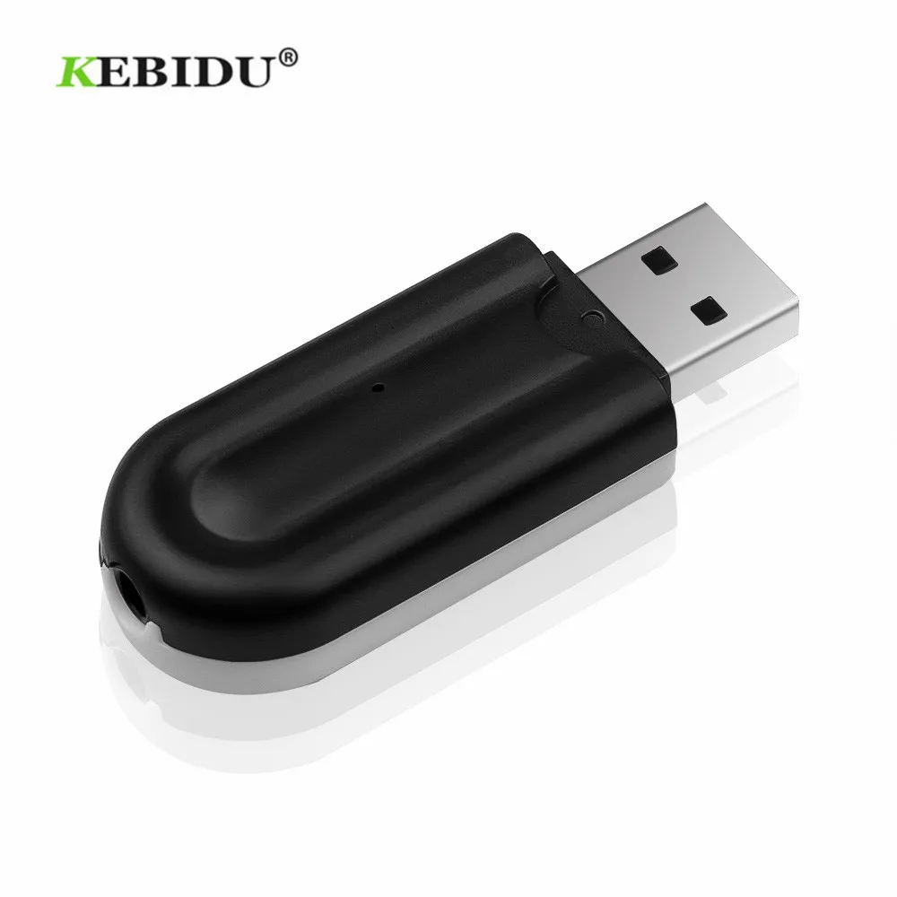 KEBIDU USB Bluetooth 5,0 приемник 3,5 мм AUX аудио беспроводной адаптер для наушников динамик автомобильный комплект ключ стерео музыкальный приемник