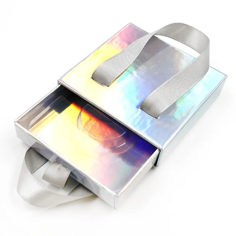 Новая ленточная портативная мраморная коробка для упаковки ресниц оптом коробки