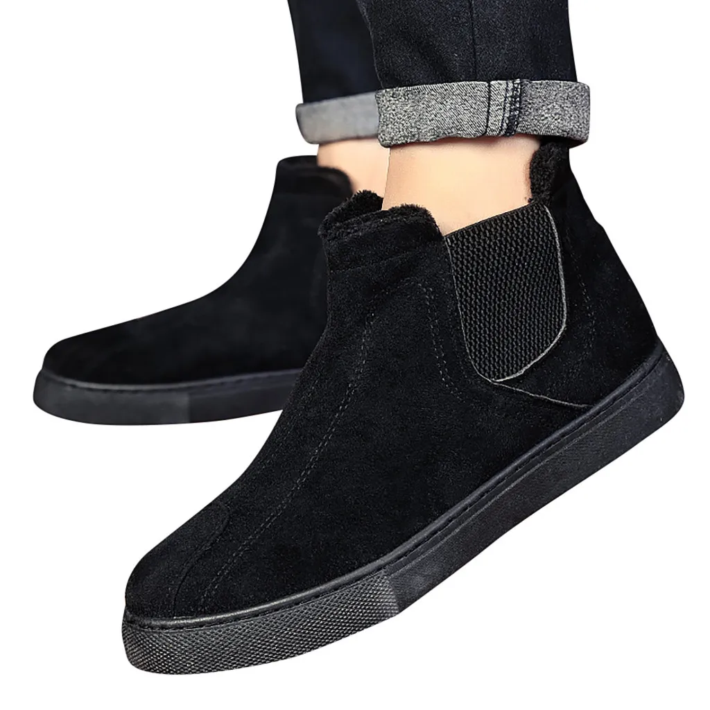 SAGACE/Мужская мода в стиле ретро Однотонные теплые бархатные короткие зимние