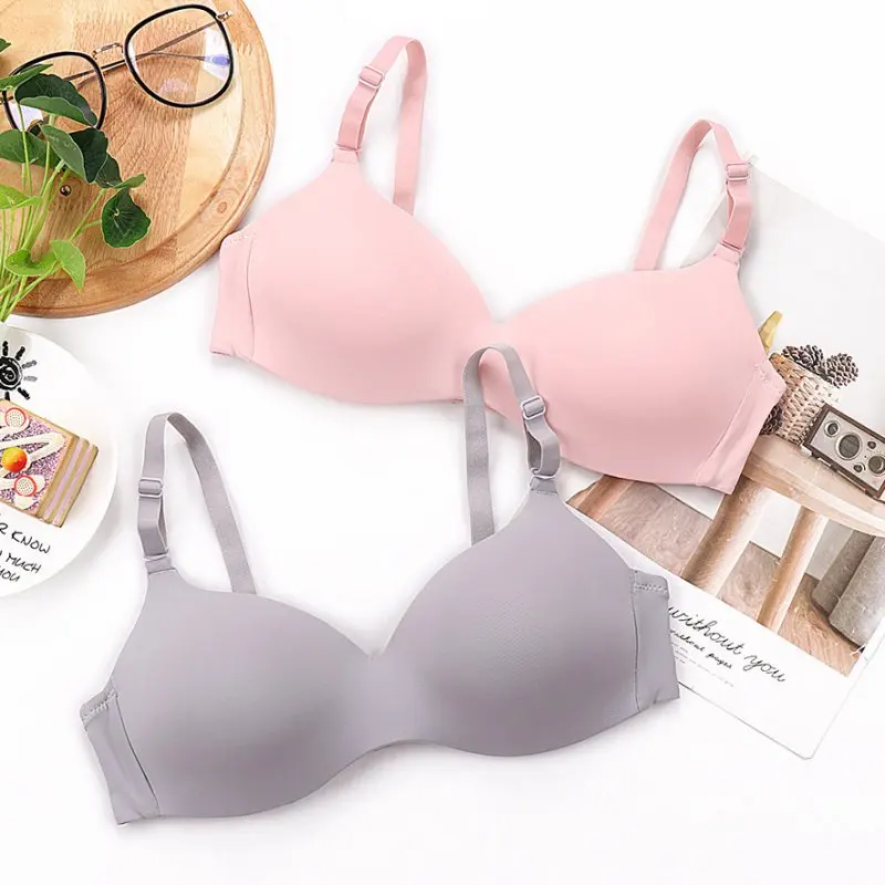 

2019 New Seamless Push Up Thin Padded Bra Sexy Women Smooth Bras Bralette Underwear