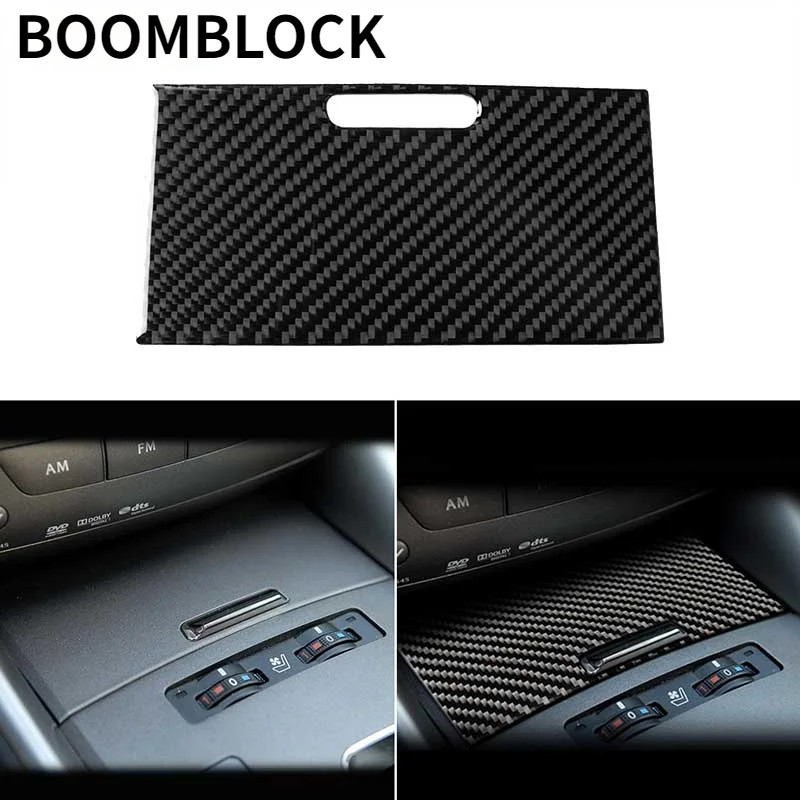 

BOOMBLOCK Carbon Fiber Sticker for LEXUS IS250 300 350C 2006-2012 Car Storage box Cigarette Lighter Panel Trim Cover Accessories